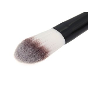 Hot Cosmetic Tool Black Handle Makeup Foundation Brush With Aluminium