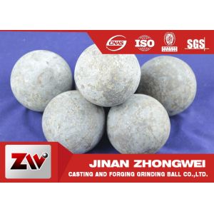 High Carbon Rail Steel Material 125mm Forged Grinding Media Steel Balls For Ball