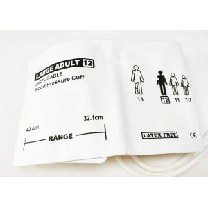 China Critikon Disposable NIBP Cuff Extra Large Adult Blood Presssure Cuff Monitor on sale