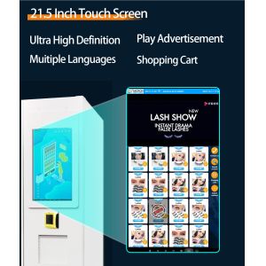 Large Capacity Eyelash Cosmetics Vending Machine Beauty With Advertising Screen
