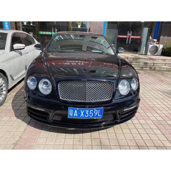 Black 2013 Bentley Flying Spur Body Kit Front And Rear Bumper Spoiler Exhaust Kit