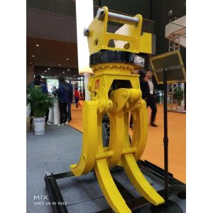 Q690 Excavator Rotating Grapple Tree Shear Wood Grapple Equipment