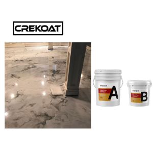 Nonslip Heat Resistant Metallic Epoxy Garage Floor High Gloss