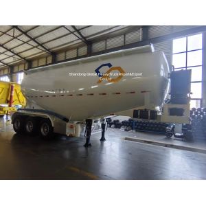 China 35-60 CBM Capacity Cement Tanker Semi Trailer with 3X13 Ton Axle and 28 Ton Landing Gear for Bulk Cement Transport on sale