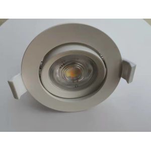 85mm 7W Round Recessed LED Downlight Living Room IP54 25000H