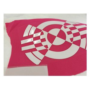 Custom Made Rubber Heat Transfer Clothing Labels Anti - Slip Function