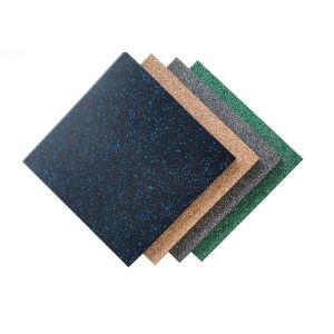 Multi Purpose Rubber Interlocking Playground Tiles 50*50*2cm Waterproof