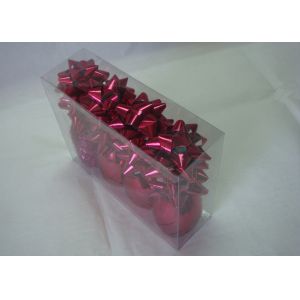 ROHS Christmas gift wrapping ribbons and bows with single - side printed