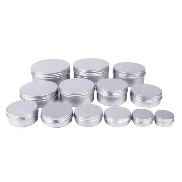 30 60 80 100 120 ml Wholesale Custom Printed Rust Proof Black Aluminium Jars