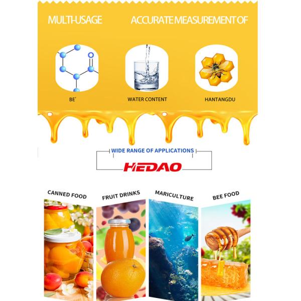 Compact Portable Brix Refractometer 0-40% Brix and 0-25% Alcohol Range for Wine Sugar