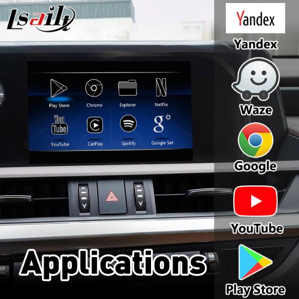 Android 9.0 Auto Interface for Lexus GS ES RX RC LS LX 2013-2021 with CarPlay, Android Auto ES300h ES250 by Lsailt