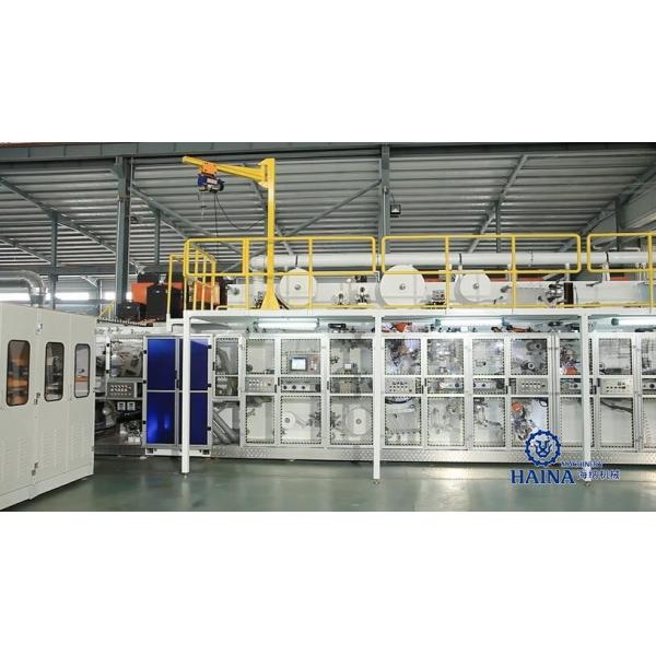 Buy 500pcs /min M - XXL Diaper Manufacturing Plant With Stacker at wholesale prices