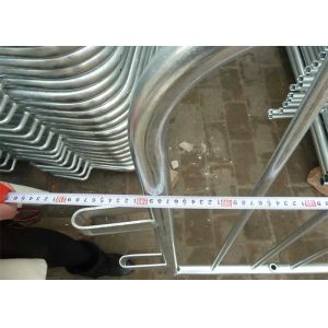 Hot Dip Galvanized Temporary Pedestrian Barriers 1050mm Length