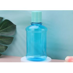 BPA Free Empty Plastic Mouthwash Bottles 250ml With Caps