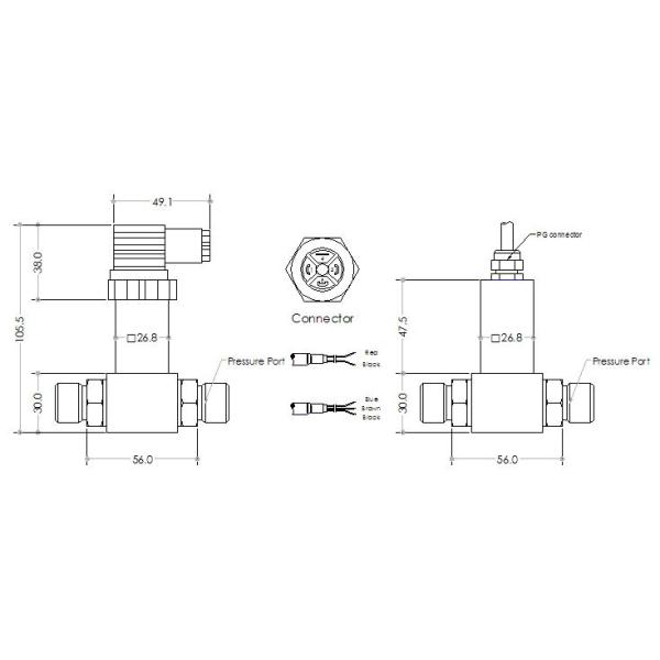 Anticorrosion Differential Pressure Transducer HPT-7