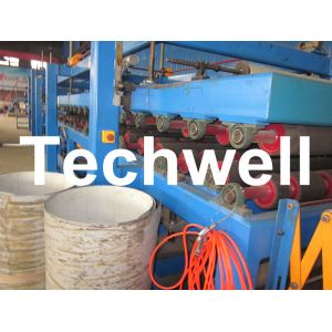 Quality 32KW, 50 - 250mm Rock Wool Insulated Sandwich Panel Line Machine For Prefabricated House for sale