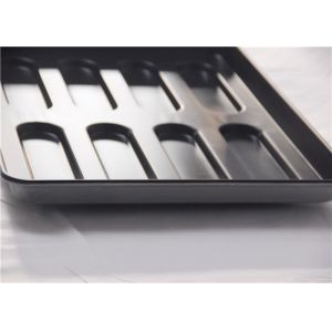Aluminum Steel 8 Cavity 530x380x40mm Hot Dog Bun Pan