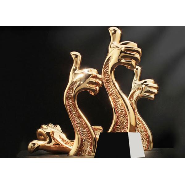 Resin Material Trophies For School Awards , Thumb Shape Award Cups Trophies