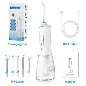Commercial Grade Oral Irrigator with Waterproof Design and Teeth Cleaning Function