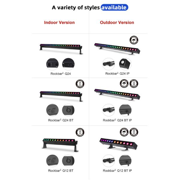 24*2W LED Washer Wall Light Outdoor IP65 Waterproof RGBW Colorful Building Wall Washer Lights