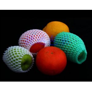 Various Fruit EPE Foam Sleeve Mesh Net Yellow Color