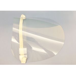 Quality 9.5x13.6x1 Medical Protective Retractable Anti Saliva Face Shield Hat Fog Free Face Shield for sale