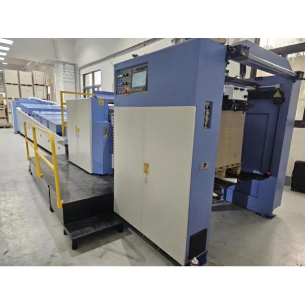 Auto Us Uv Spot Coating Machine Fast Feeding Speed