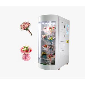 Big 24 Box Storage Hibiscus Bouquet Vending Machine