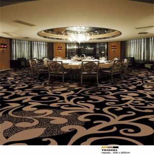 Floral Printed Nylon Commercial Carpet Shaggy Pattern Antibacterial Feature