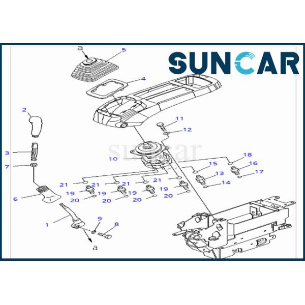 Komatsu PC800-8 Pilot Valve Kit , PC850SE-8 Valve Service Kit 702-16-06150