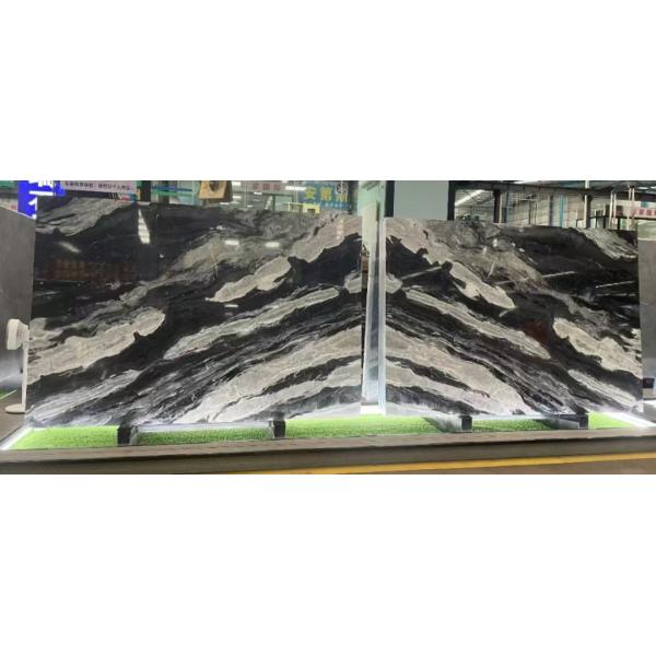 Modern Cosmic Black Granite Polished for Interior Kitchen Counter Tops and Wall Panel