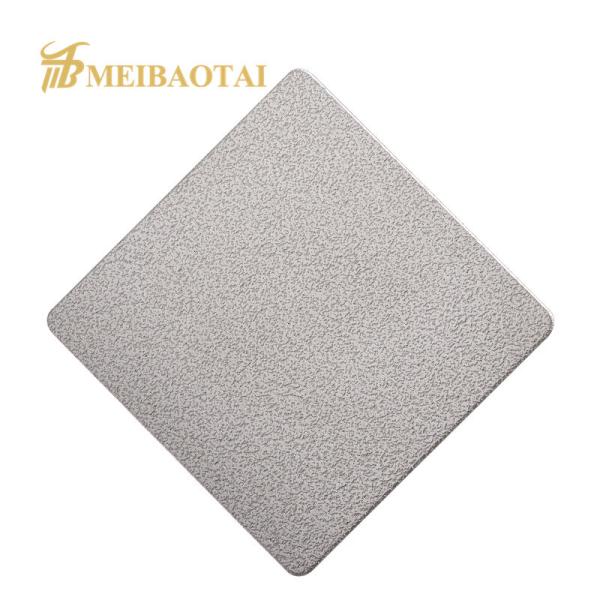 Buy Slit Edge Silver Embossed Stainless Steel Sheet 1219x2438mm at wholesale prices