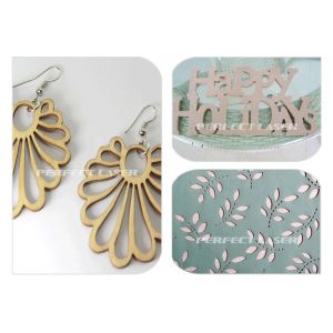 Small Desktop Co2 Laser Engraver 40w Water Cooling Protection System For Leather