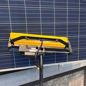 Electric Solar Photovoltaic Panel Cleaning Tool Kit Rooling Brush with