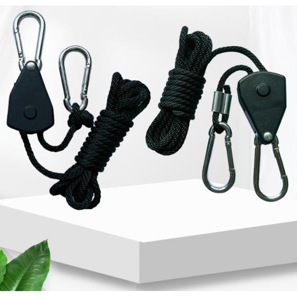 Heavy Duty Easy Roller Grow Yoyo Adjustable Rope Hanger Rope Ratchet 1/8" Rope Ratchet Hanger