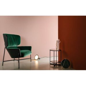 Caristo Armchair High-back fabric armchair