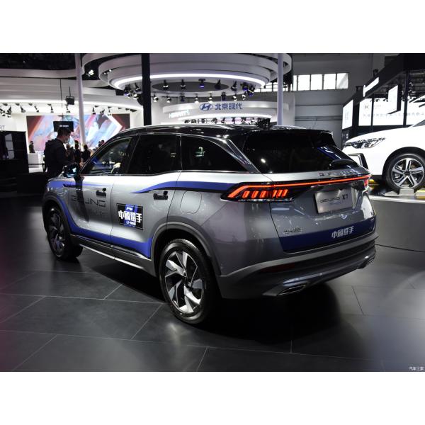 124KW Total Motor Power Baic Beijing X7 PHEV Plug in Hybrid SUV Car with Left Drive
