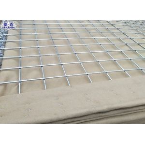 Welded Mesh Defensive Bastion Barriers 25 Years Life Duration Low Carbon Steel