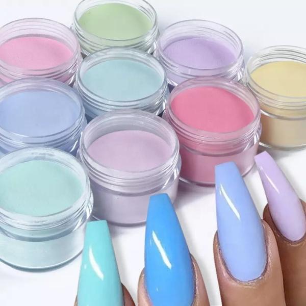 Nail Products Manufacturer Wholesale Customized Brands Air Dry Organic No Need Lamp Cure Acrylic Powder for DIY