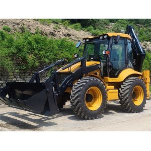388 Mitsubishi Engine Four Wheel Steering Bucket Wheel Loader / Construction