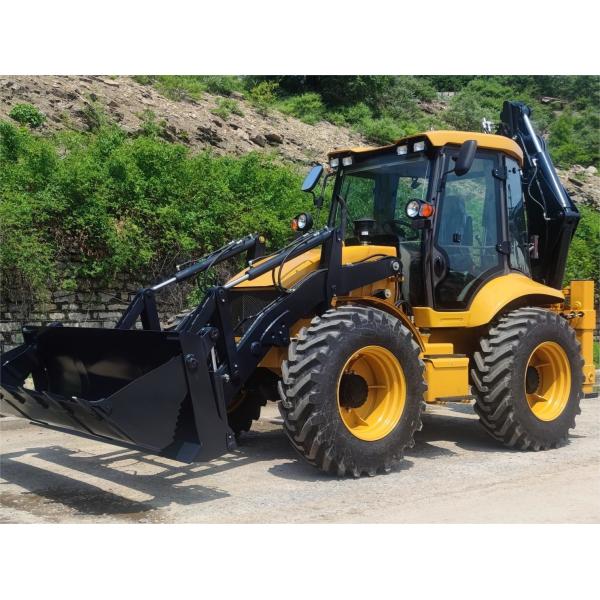 388 Mitsubishi Engine Four Wheel Steering Bucket Wheel Loader / Construction