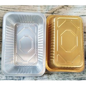 750ml rectangular aluminum foil sealed box