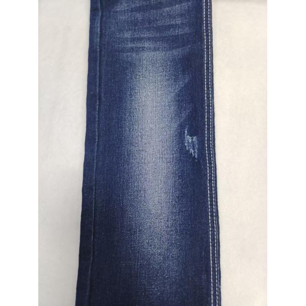 High Stretch Dark Indigo Denim Fabric 12S 9.3oz For Woman Jeans