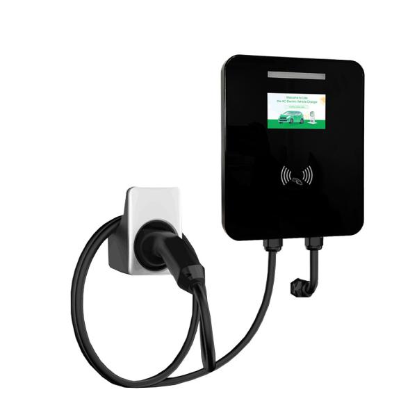 Wall Mounted 220V-415V EV Charger with 7.4KW-11KW-22KW Charging Speeds and 5m