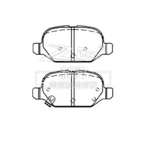 China Fiat 500, Ceramic Brake Pad, D1569, 6808-8919-AA, R on sale