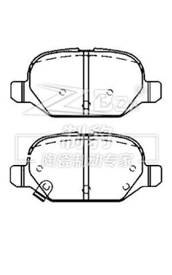 Buy Fiat 500, Ceramic Brake Pad, D1569, 6808-8919-AA, R at wholesale prices