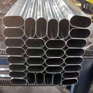 Rail Fence Pre Galvanized Elliptical Steel Pipe 16Mn Structural