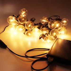 Garden Decor Lamp String Christmas Battery USB Operated LED Fairy Lights For