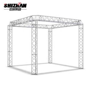 Square Metal Arch Truss Height Simple Bolt Aluminum Truss Lighting Light Weight