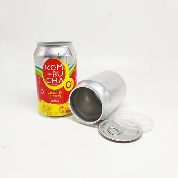 Buy 500ML Aluminum Beverage Cans With Easy Open Ends Slim Sleek at wholesale prices